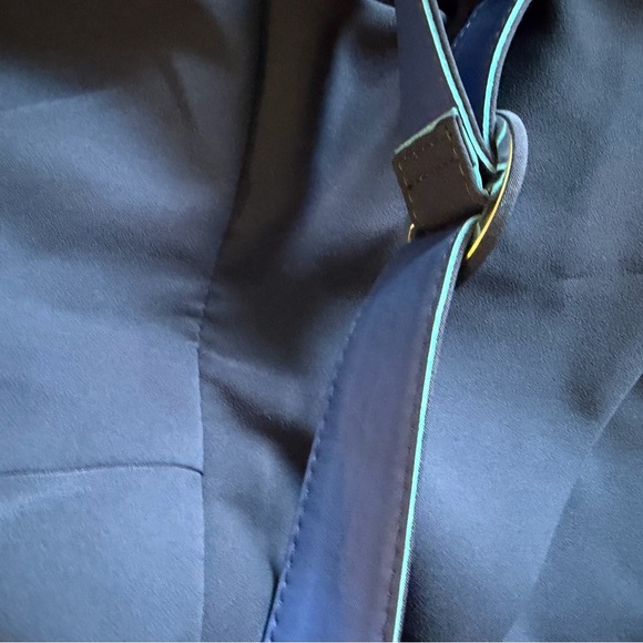 NEW without tags Kay Unger Owen Gown/Jumpsuit in color Indigo Navy - Picture 8 of 10